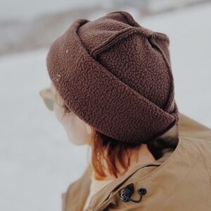 Brown Fleece Women's Hat